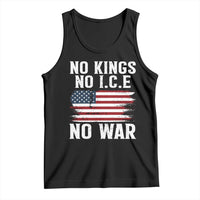 No Wars No Ice No Kings American Flag Tank Top Patriotic Protest Anti War Human Rights