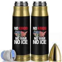 No Kings No Wars No Ice Statue of Liberty Bullet Tumbler American Flag Patriotic Protest Freedom Democracy