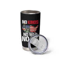 No Kings No Wars No Ice Statue of Liberty Tumbler Cup American Flag Patriotic Protest Freedom Democracy