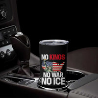 No Kings No Wars No Ice Statue of Liberty Tumbler Cup American Flag Patriotic Protest Freedom Democracy