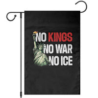 No Kings No Wars No Ice Statue of Liberty Garden Flag American Flag Patriotic Protest Human Rights