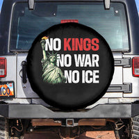 No Kings No Wars No Ice Statue of Liberty Spare Tire Cover American Flag Patriotic Protest Human Rights