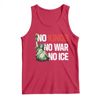 No Kings No Wars No Ice Statue of Liberty Tank Top American Flag Patriotic Protest Human Rights