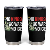 No Kings No Wars No Ice Statue of Liberty Tumbler Cup American Flag Patriotic Protest Human Rights