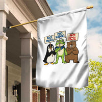 No Wars No Ice No Kings Animal Protest Garden Flag Frog Penguin Bear Resist Human Rights Activist