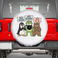 No Wars No Ice No Kings Animal Protest Spare Tire Cover Frog Penguin Bear Resist Human Rights Activist