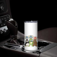 No Wars No Ice No Kings Animal Protest Skinny Tumbler Frog Penguin Bear Resist Human Rights Activist