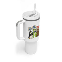 No Wars No Ice No Kings Animal Protest Tumbler With Handle Frog Penguin Bear Resist Human Rights Activist