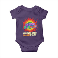 No Wars No Ice No Kings Retro Rainbow Baby Onesie Remove Nasty Orange Stains Protest Political Satire