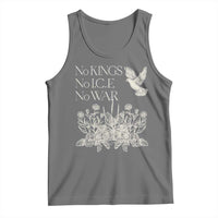 No Wars No Ice No Kings Botanical Dove Tank Top Peace Symbol Anti War Human Rights Protest