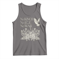 No Wars No Ice No Kings Botanical Dove Tank Top Peace Symbol Anti War Human Rights Protest