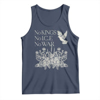 No Wars No Ice No Kings Botanical Dove Tank Top Peace Symbol Anti War Human Rights Protest
