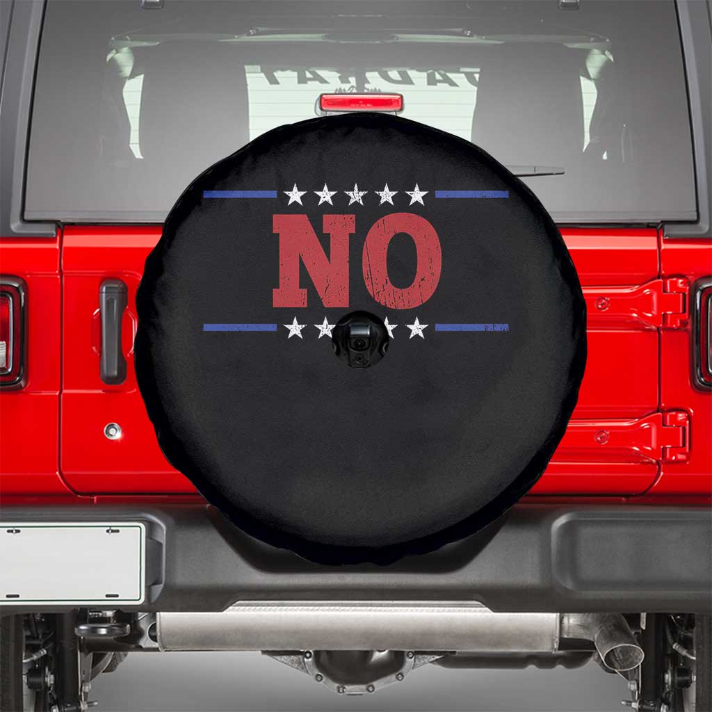 No Protest Patriotic Spare Tire Cover Red White Blue Freedom Political Satire