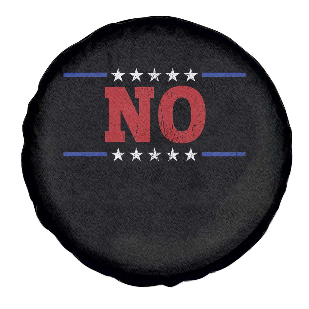 No Protest Patriotic Spare Tire Cover Red White Blue Freedom Political Satire