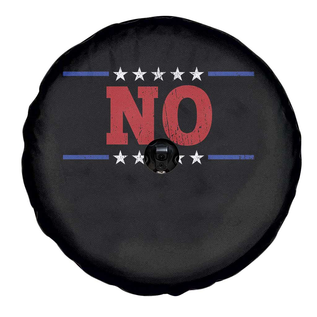 No Protest Patriotic Spare Tire Cover Red White Blue Freedom Political Satire