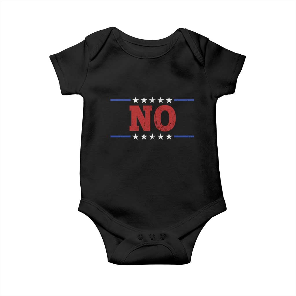 No Protest Patriotic Baby Onesie Red White Blue Freedom Political Satire
