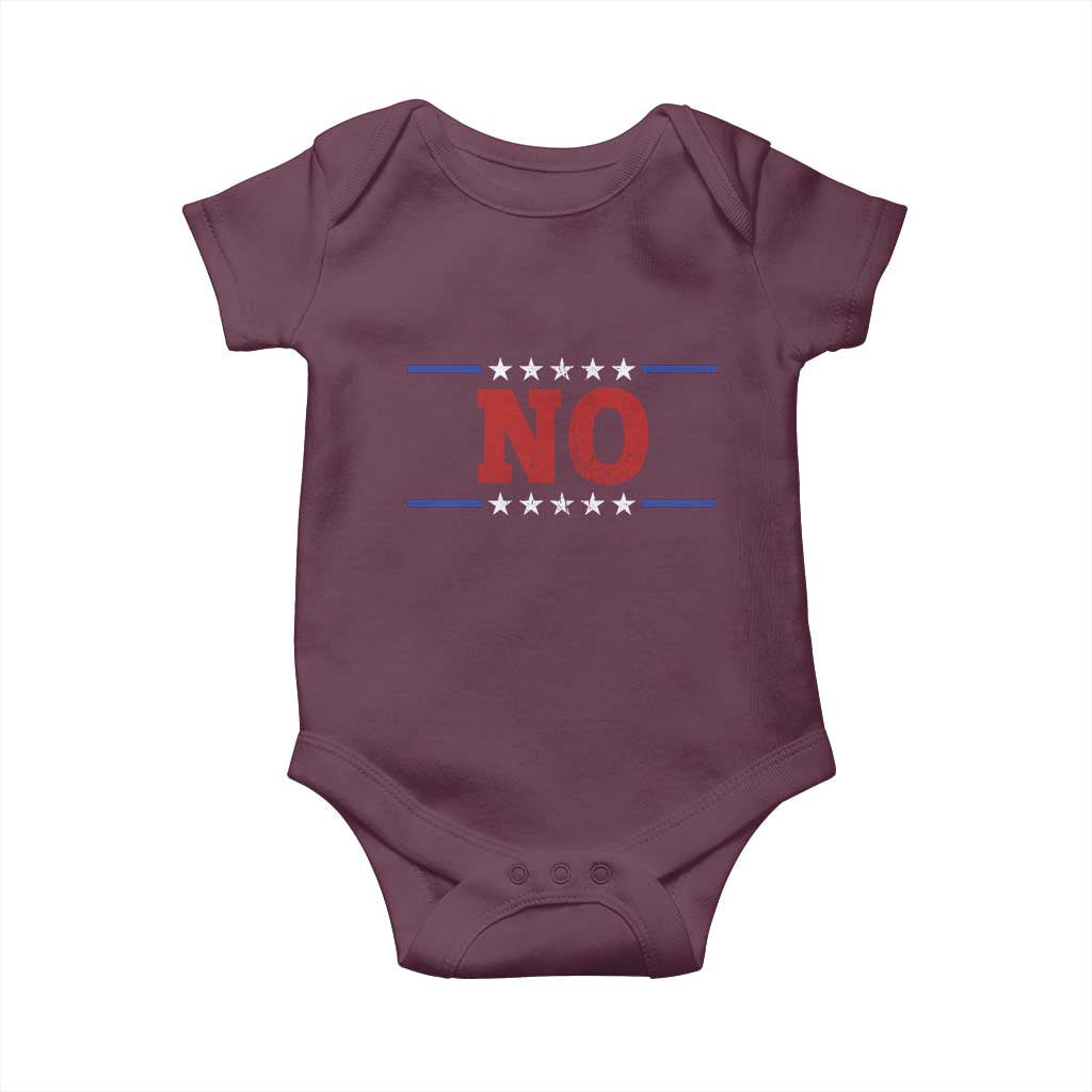 No Protest Patriotic Baby Onesie Red White Blue Freedom Political Satire