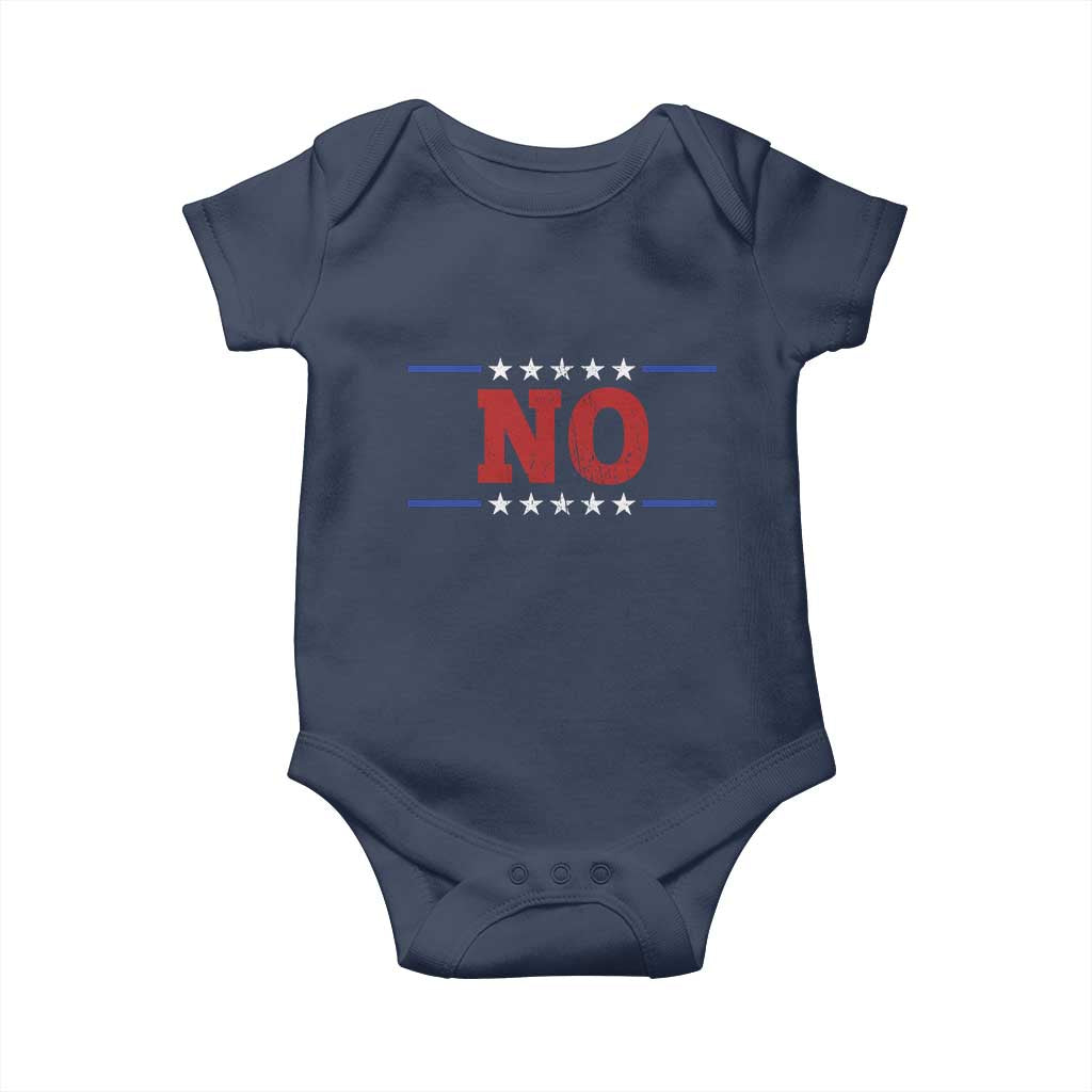 No Protest Patriotic Baby Onesie Red White Blue Freedom Political Satire