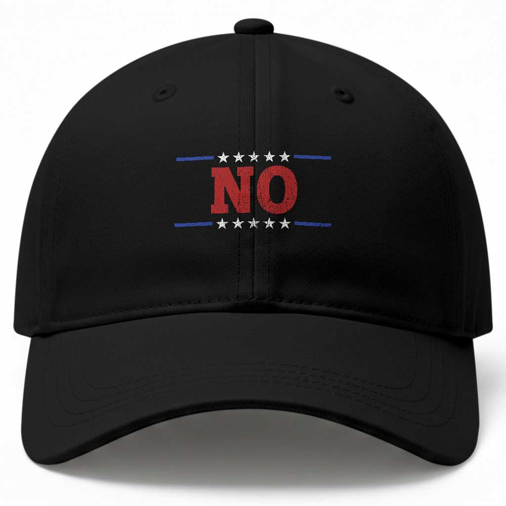 No Protest Patriotic Baseball Cap Red White Blue Freedom Political Satire