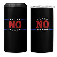 No Protest Patriotic 4 in 1 Can Cooler Tumbler Red White Blue Freedom Political Satire