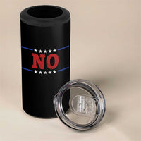 No Protest Patriotic 4 in 1 Can Cooler Tumbler Red White Blue Freedom Political Satire