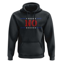 No Protest Patriotic Hoodie Red White Blue Freedom Political Satire