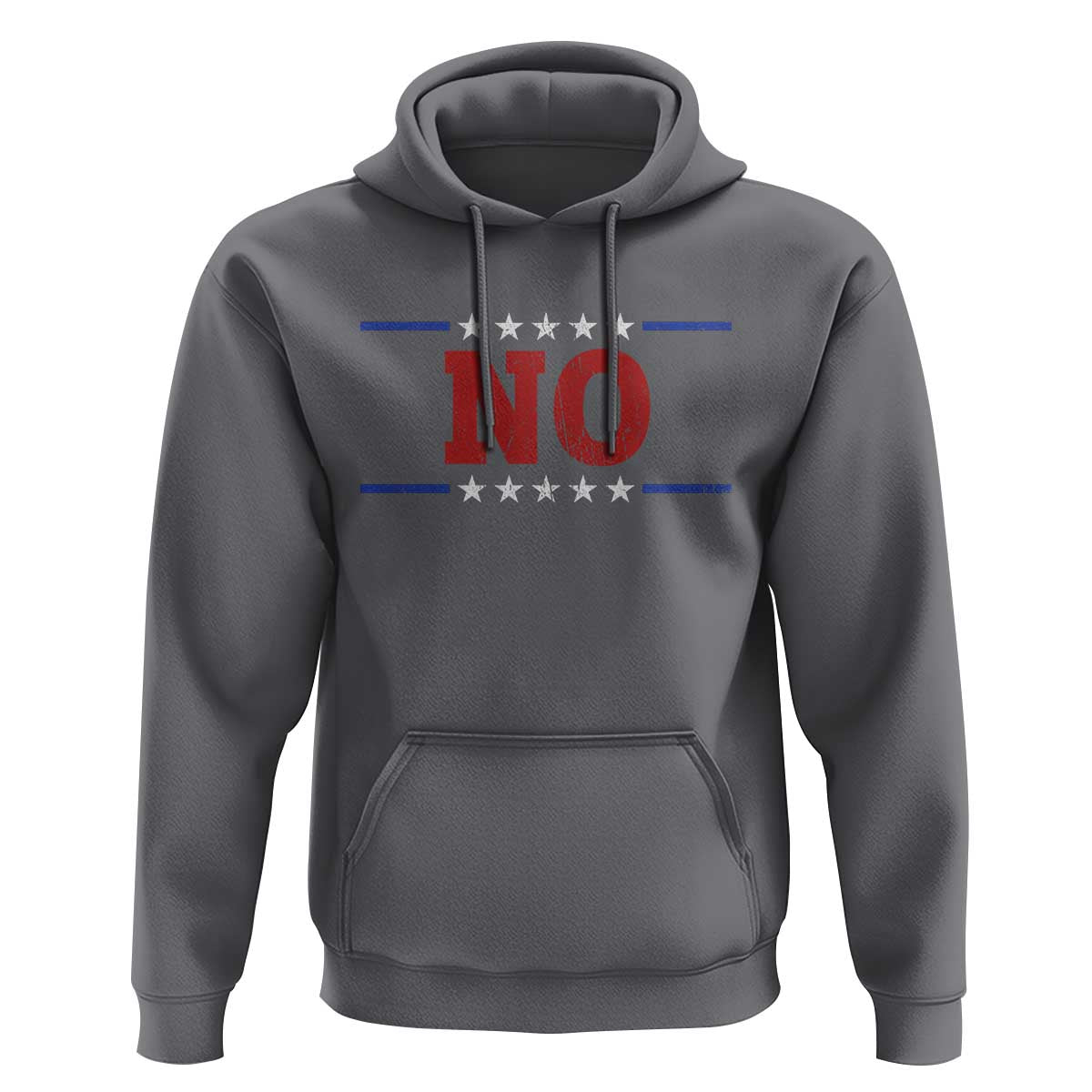 No Protest Patriotic Hoodie Red White Blue Freedom Political Satire