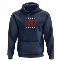 No Protest Patriotic Hoodie Red White Blue Freedom Political Satire