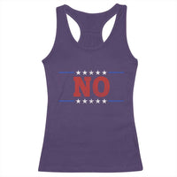 No Protest Patriotic Racerback Tank Top Red White Blue Freedom Political Satire
