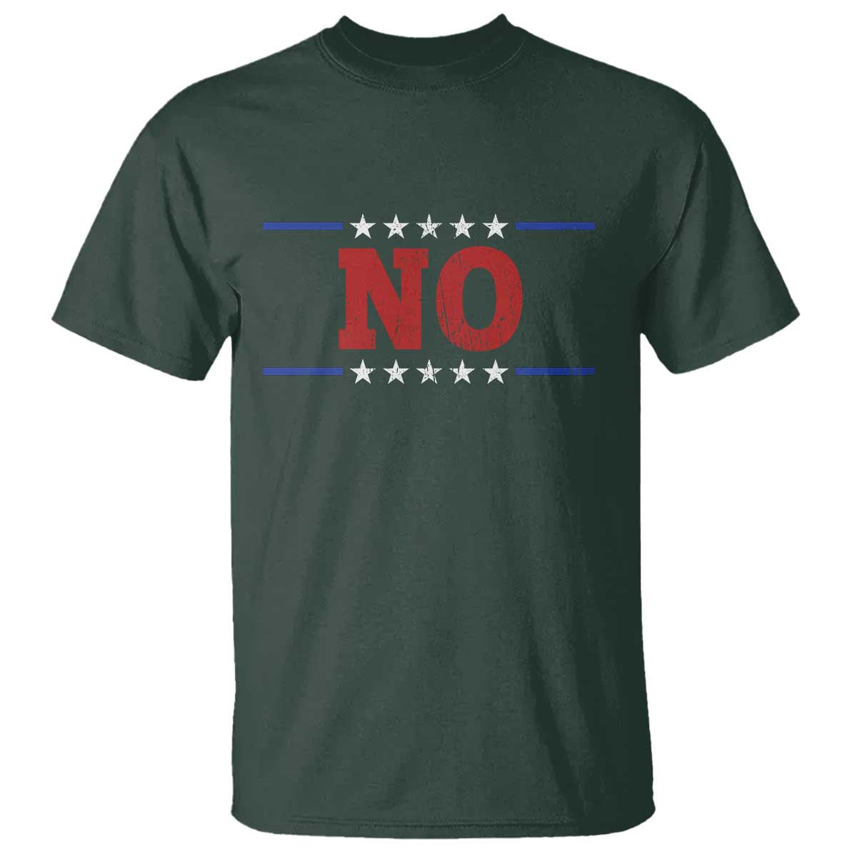 No Protest Patriotic T Shirt Red White Blue Freedom Political Satire