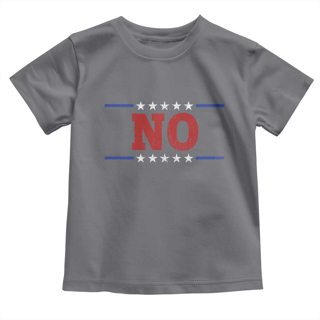 No Protest Patriotic Toddler T Shirt Red White Blue Freedom Political Satire