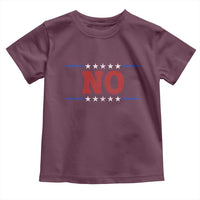 No Protest Patriotic Toddler T Shirt Red White Blue Freedom Political Satire