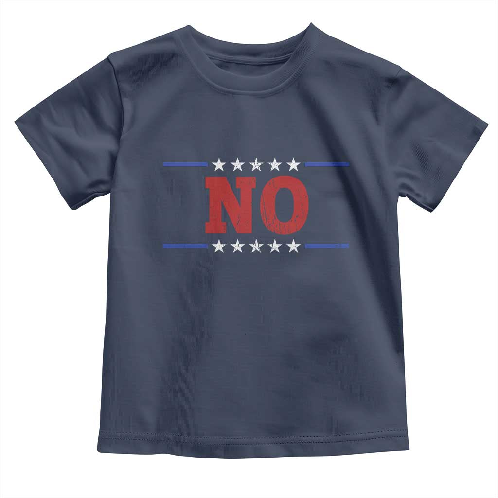 No Protest Patriotic Toddler T Shirt Red White Blue Freedom Political Satire