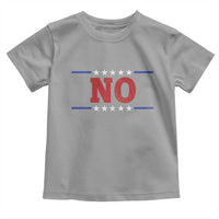 No Protest Patriotic Toddler T Shirt Red White Blue Freedom Political Satire