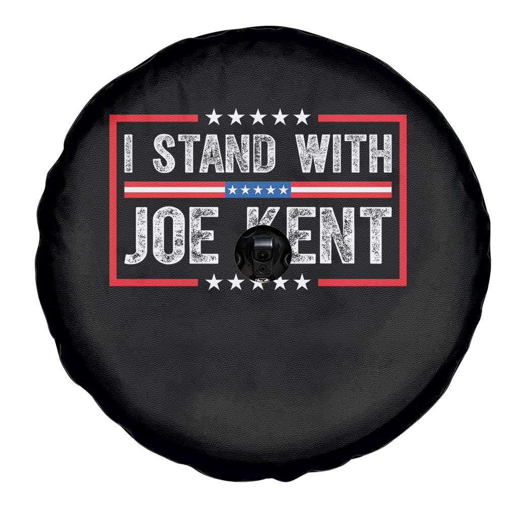 I Stand With Joe Kent Patriotic Support Spare Tire Cover American Flag Political Statement
