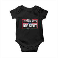 I Stand With Joe Kent Patriotic Support Baby Onesie American Flag Political Statement