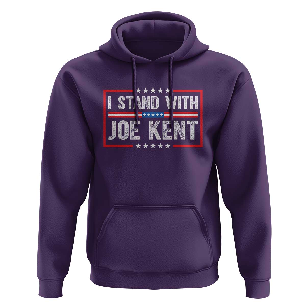 I Stand With Joe Kent Patriotic Support Hoodie American Flag Political Statement