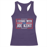 I Stand With Joe Kent Patriotic Support Racerback Tank Top American Flag Political Statement