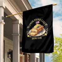 Lemon Pound Cake Social Club Garden Flag Funny Viral Meme Dessert Parody Rap Fans
