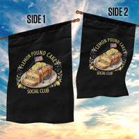 Lemon Pound Cake Social Club Garden Flag Funny Viral Meme Dessert Parody Rap Fans