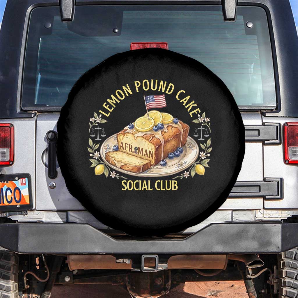 Lemon Pound Cake Social Club Spare Tire Cover Funny Viral Meme Dessert Parody Rap Fans