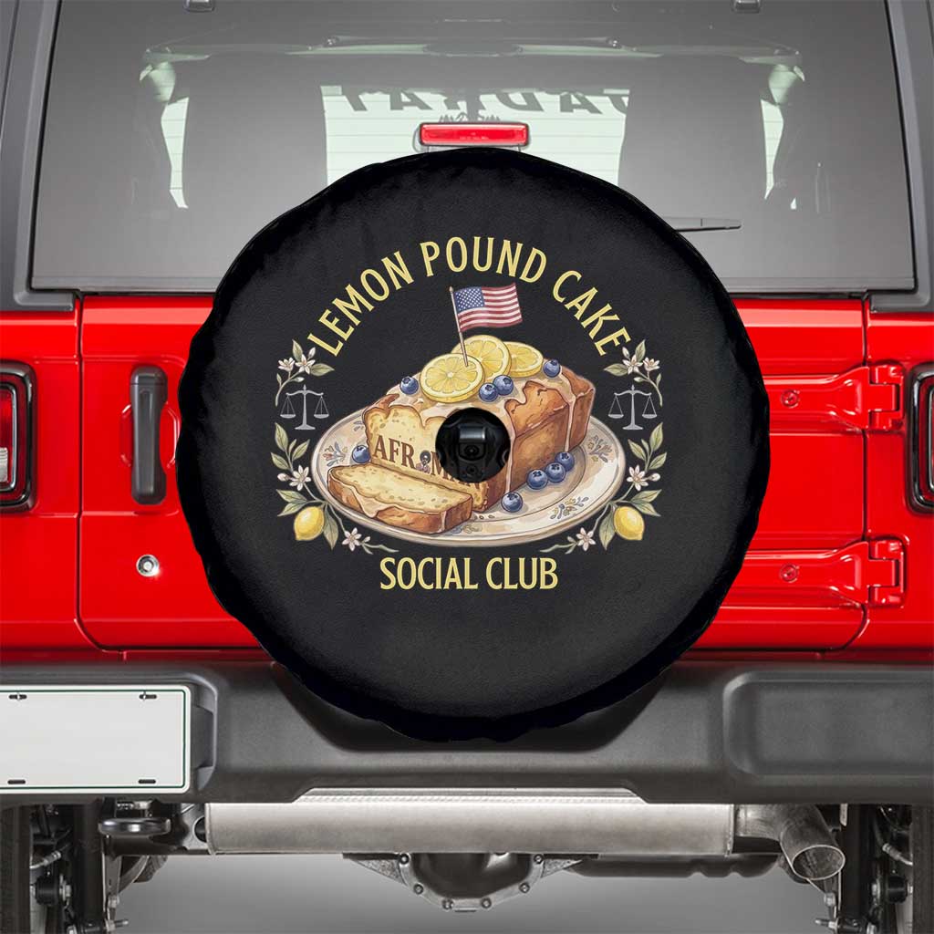 Lemon Pound Cake Social Club Spare Tire Cover Funny Viral Meme Dessert Parody Rap Fans