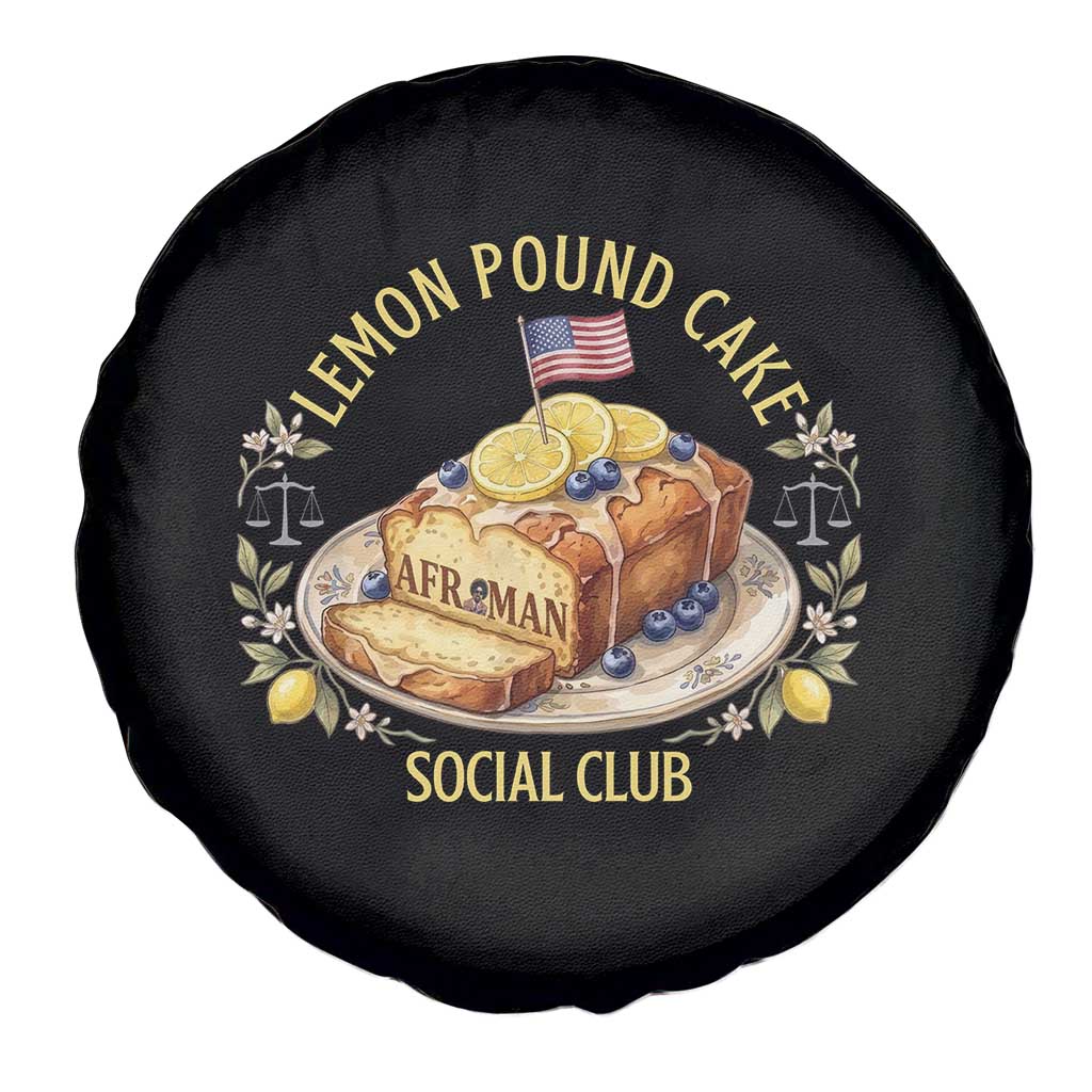 Lemon Pound Cake Social Club Spare Tire Cover Funny Viral Meme Dessert Parody Rap Fans