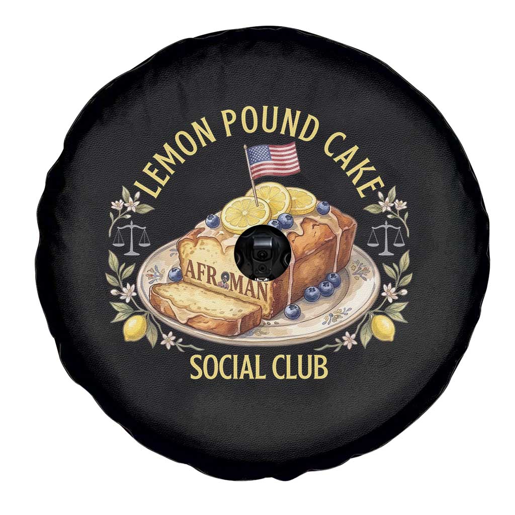 Lemon Pound Cake Social Club Spare Tire Cover Funny Viral Meme Dessert Parody Rap Fans