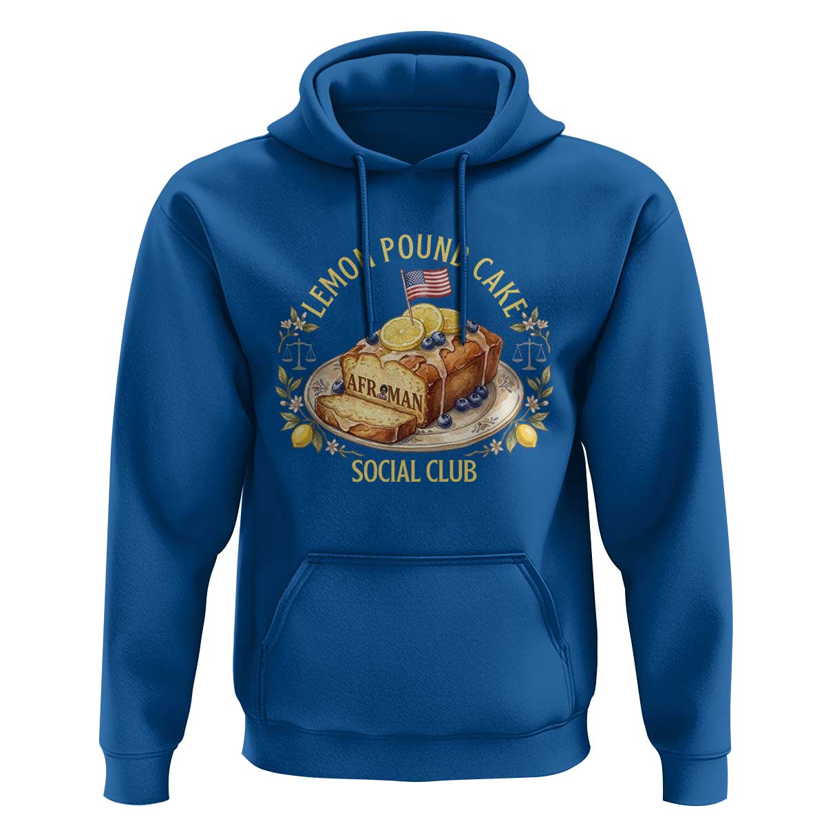 Lemon Pound Cake Social Club Hoodie Funny Viral Meme Dessert Parody Rap Fans