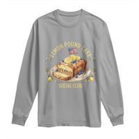Lemon Pound Cake Social Club Long Sleeve Shirt Funny Viral Meme Dessert Parody Rap Fans