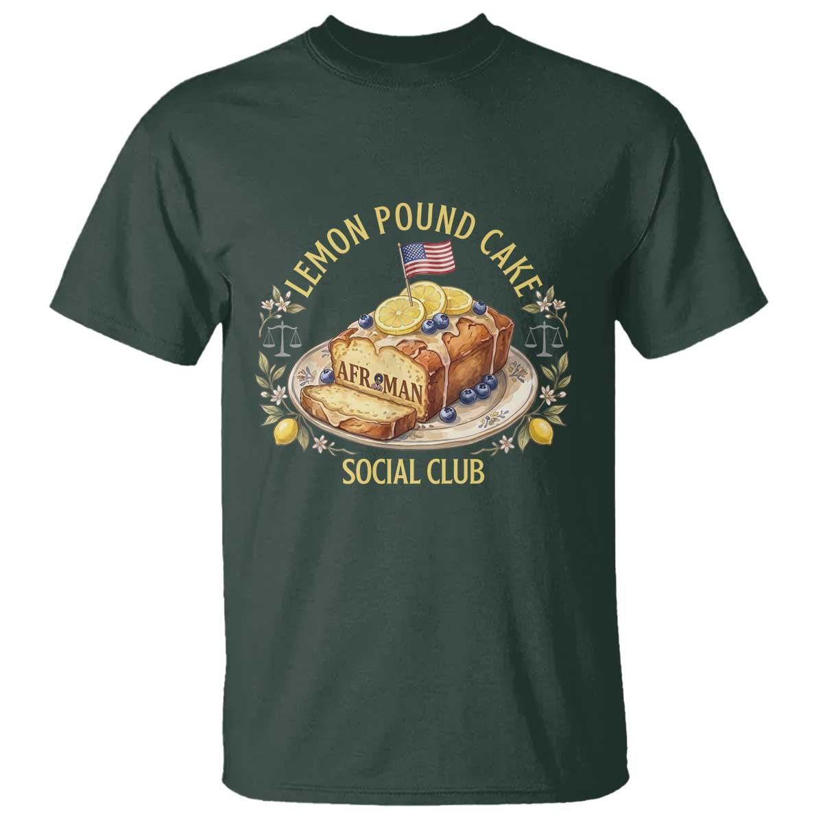 Lemon Pound Cake Social Club T Shirt Funny Viral Meme Dessert Parody Rap Fans