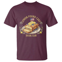 Lemon Pound Cake Social Club T Shirt Funny Viral Meme Dessert Parody Rap Fans