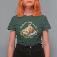Lemon Pound Cake Social Club T Shirt For Women Funny Viral Meme Dessert Parody Rap Fans