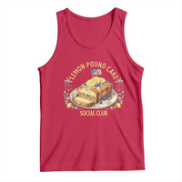 Lemon Pound Cake Social Club Tank Top Funny Viral Meme Dessert Parody Rap Fans